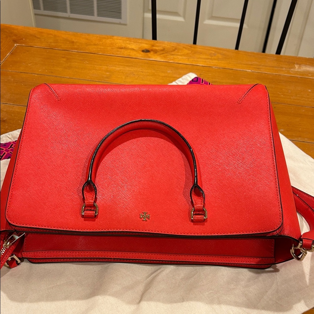 Tory Burch Vibrant Red Tote